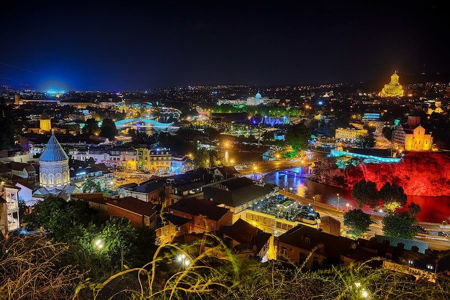 tbilisi ночной тбилиси